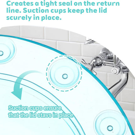 2 Pcs Bathtub Overflow Drain Cover Bathtub Stoppers 6.1 Inch Transparent & Green PVC Tub Overflow Drain Cover Plug for Deep Water Bath, Universal Fit for Tub Drains Hole.