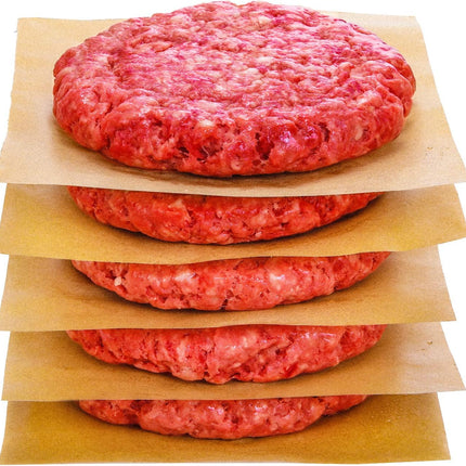 200 Count Unbleached Parchment Paper Squares 6" x 6", Non-Stick Wax Paper Sheets for Separate Burgers, Cookies & Other Foods When Storing, Freezing.