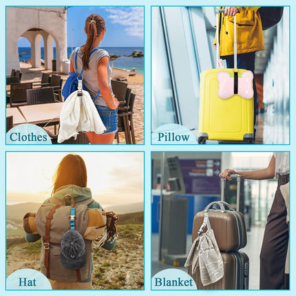 Amylove 3 Pcs Add a Bag Luggage Straps Gripper Heavy Duty Jacket Valises Strap for Travel Belt with Buckle Adjustable Baggage.