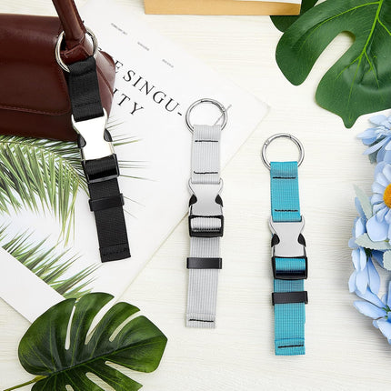 Amylove 3 Pcs Add a Bag Luggage Straps Gripper Heavy Duty Jacket Valises Strap for Travel Belt with Buckle Adjustable Baggage.