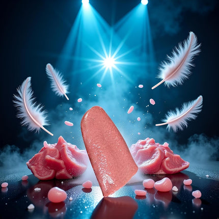 Realistic Fake Tongue，Horrific Tongue Prop, Adult Magic Performance Prop Tool, Mentalism Magic for Girlfriend Wedding Shows or Streets Magic Kits and Accessories Novelty and Gag.