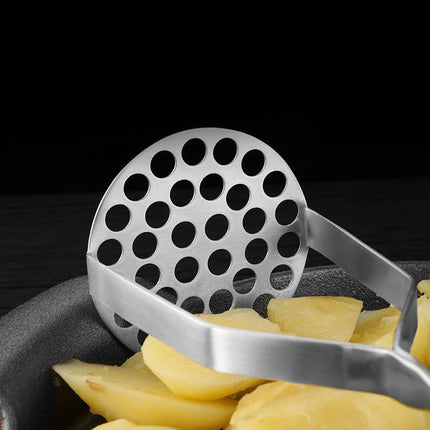 Potato Masher Stainless Steel,Mashed Potatoes Masher Kitchen Tool, Handle Potato Smasher for Potatoes,Avocado, Vegetables, Meat,12Inch Heavy Duty Metal Mashing Utensil, Dishwasher Safe.