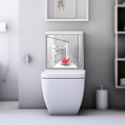 2-inch Universal Toilet Tank Flapper, Long Lasting All Rubber Seal Flapper Replacement Compatible with American Standard Water Conserving, High Performance, Easy to Install, Red.