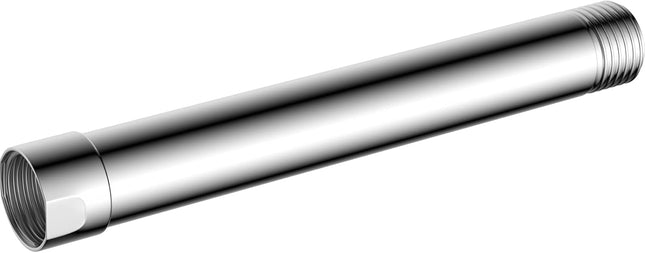 All Metal 6 Inch Shower head Extension, Solid Brass Shower Arm Extension shower Head Extender, Water Outlet Lowers Existing Shower Head Shower Pipe Extension, Chrome Finish.