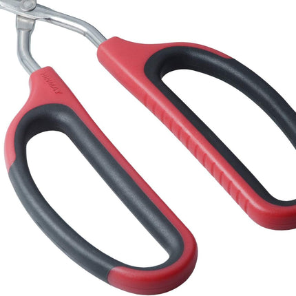 Extra Long Scissor Tongs 16-Inch Stainless Steel Barbecue Grilling Tongs.