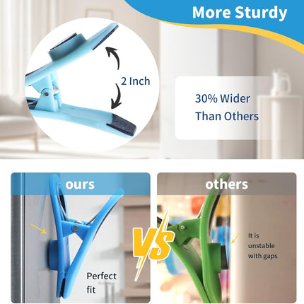 12 Pack Chip Clips, Magnetic Bag Clip with Airtight Seal for Chips, Bread, Snacks, Fridge Organizer Kitchen Storage Clips Multicolor.