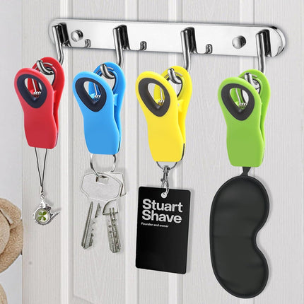12 Pack Chip Clips, Magnetic Bag Clip with Airtight Seal for Chips, Bread, Snacks, Fridge Organizer Kitchen Storage Clips Multicolor.