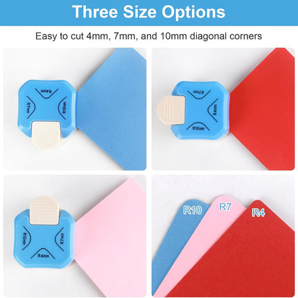 6 Pack Silicone Soda Can Cover Lids, Reusable Soda Can Lids Beer Can + Paper Corner Rounder Punch, Corner Punch Corner Cutter.
