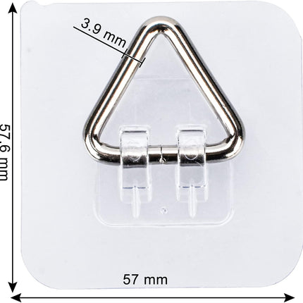 Wall Hangers 20 Pack - Vertical Plate Holders, Adhesive Picture Hanger for Wall Decoration.