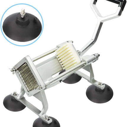 4 PCs French Fry Suction Cup Feet Commercial Suction Cup Feet with Screws for Industrial Commercial French Fry Cutter (Black).