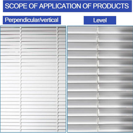 8 Pcs Horizontal Blind Repair Tabs Mini Blind Slat Repair Kit Horizontal Blinds Replacement Slats White Blind Fixers for Horizontal Blinds (2" W x 3.5" L).