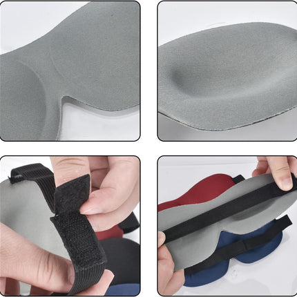 4 Pcs Sleep Mask 3D Eye Mask for Sleeping Eye Covers for Back and Side Sleeper at Travel, Sleep, Airplane.