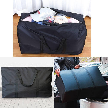 Extra Large Moving Bags with Strg Zippers & Carrying Handles, Storage Bags Storage Totes for Clothes, Moving Supplies, Space Saving Oversized Storage Bag Organizer for Moving, Traveling (2 Pack).