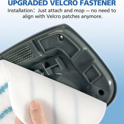 6 Pack Replacement Steam Mop Pads Compatible for PurSteam ThermaPro 10-in-1.