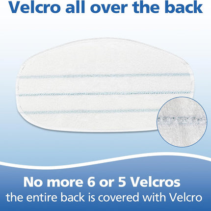 6 Pack Replacement Steam Mop Pads Compatible for PurSteam ThermaPro 10-in-1.