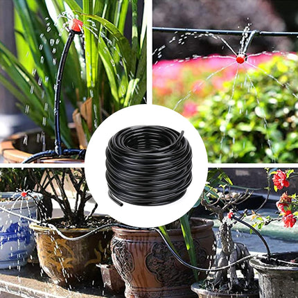 50 Feet Blank Distribution Tubing Irrigation Drip Hose, 1/4 Inch Drip Line.