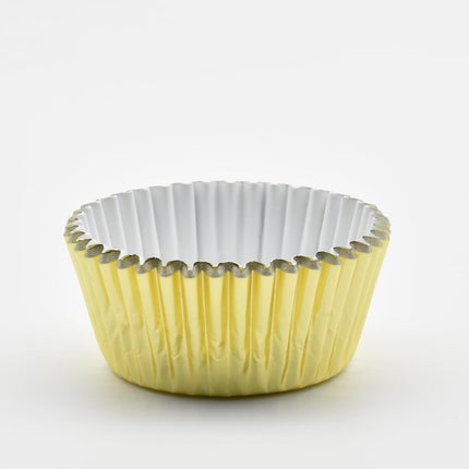 200 Pcs Gold Foil Cupcake Liners Standard Baking Cups Muffin Paper Cases.