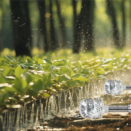 2 Pack Bubbler Sprinkler Heads, Aluminum Diffuser Flood Nozzle for Delicate Watering, Gentle Garden Metal Watering Soaker Sprinkler for Plants Garden Lawn Yard.