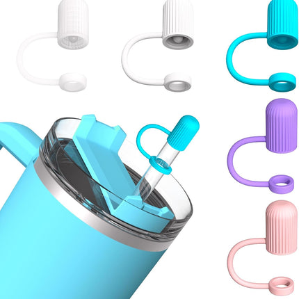 Adjustable Straw Cover for Stanley|Simple Modern||Owala||Reduce|Maars|Meoky|MaxBase|Beast|Hydrapeak Cup, All Brand of Straw Accessories, Diameter 6mm-12mm, BPA Free, Dishwasher safe.