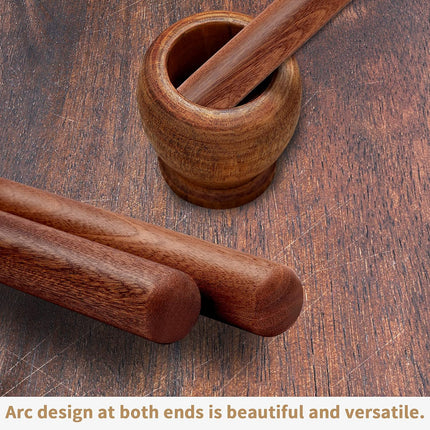 French Rolling Pin, 17.7 Inches Wood Rolling Pin for Baking Extra Lg Thickened, Classic Wooden Dough Roller for Fdant Pizza Pie Crust Cookie Pastry, Essential Kitchen Utensil, Brown.