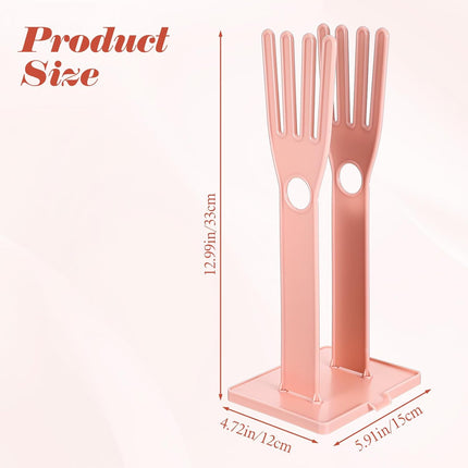 2 Pcs Kitchen Glove Holder, Kitchen Glove Stand Holder Plastic Glover Drying Dryer Rack.