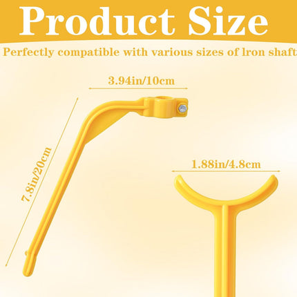 Xindojuz Golf Swing Training Aid, Golf Training Wrist Hinge Swing Correcting Trainer Tool, Stock Shot Setter Golfs Club Practice Equipment Arm Elbow Posture Teaching Accessory for Golfers Beginners.