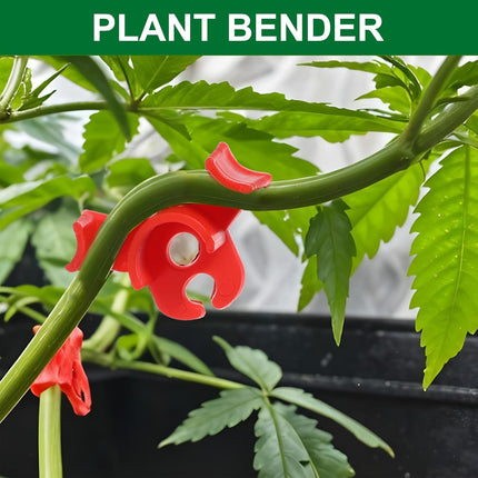 60Pcs Plant Training Clips, Reusable 90 Degrees Bud Trainer Lst Clips for Low Stress Training Plant Stem Support Bud Bender for Tomatoes Cucumbers Climbing Plants in Indoor Outdoor Gardens (Red Green).