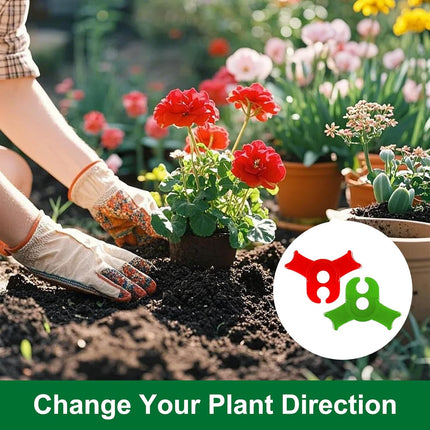 60Pcs Plant Training Clips, Reusable 90 Degrees Bud Trainer Lst Clips for Low Stress Training Plant Stem Support Bud Bender for Tomatoes Cucumbers Climbing Plants in Indoor Outdoor Gardens (Red Green).