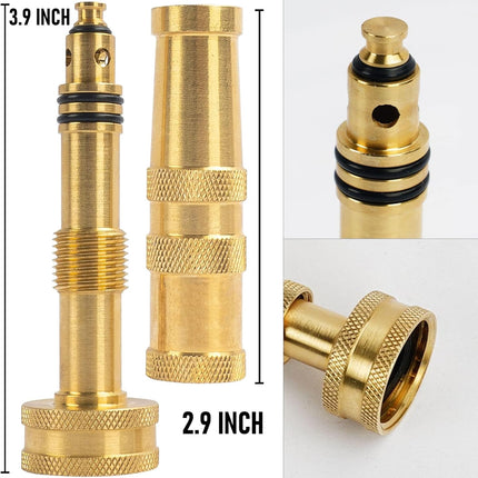 Garden Hose Repair Kit + Adjustable Twist Hose Nozzle.