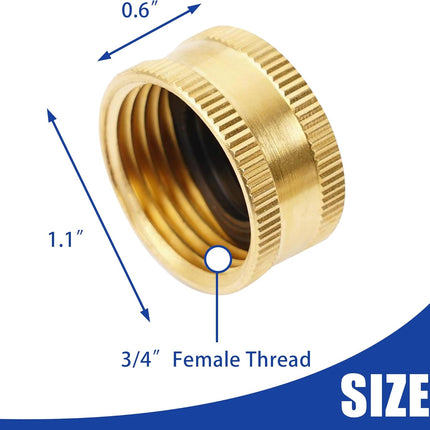 Garden Hose Adapter + Garden Hose End Caps.