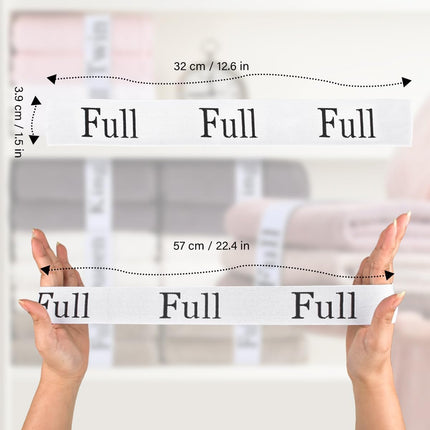 CONLI 8 Pack Bed Sheet Organizer Straps Sheet Organizer Bands for Closet,Storage Label Bands,Flexible Elastic Band for Sheet Maximize Your Storage Space (Full).