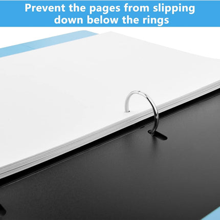 20 PCS Flat Sheet Lifters, Sheet Flatteners, Sheet Lifters Binders, Plastic Sheet Lifters, Protect Binder Page Sheet for 11-Inch x 8-1/2-Inch 3 Ring Binder, D Ring Binders.