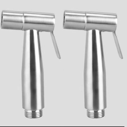 2 Pieces Bidet Toilet Sprayer Head Stainless Steel Handheld Sprayer for Cloth Diaper, Bathroom, Kitchen and Toilet Cleaning.