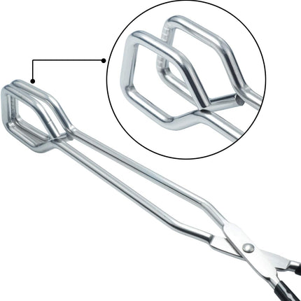 10-Inch Kitchen Scissor Tongs Stainless Steel Scissor Cooking Tongs.