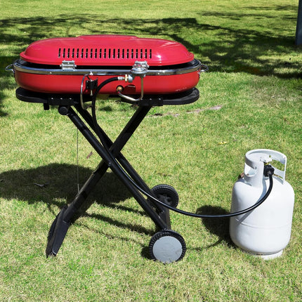 4 FT Propane Hose Adapter for Buddy Heaters, Coleman Camping Stoves, Blackstone 17" 22" Tabletop Griddles, Weber Traveler/Q Grills and More, Connect 1lb Small Appliances to Large Tanks.