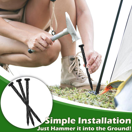 30 pcs Landscape Edging Anchoring Spikes, 6 inches Yard Lawn Paver Edging Stakes for Weed Barrier, Garden Fence, Artificial Turf.