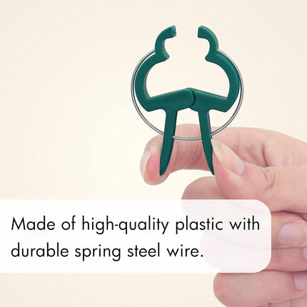 48 Pcs Garden Plant Clips, Plant Support Clips for Securing Stems, Flowers or Climbing Vines to Tomato Cages, Trellis.