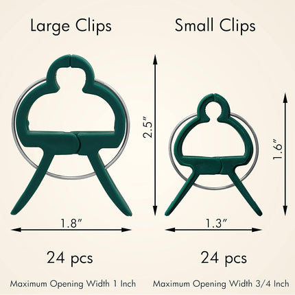 48 Pcs Garden Plant Clips, Plant Support Clips for Securing Stems, Flowers or Climbing Vines to Tomato Cages, Trellis.