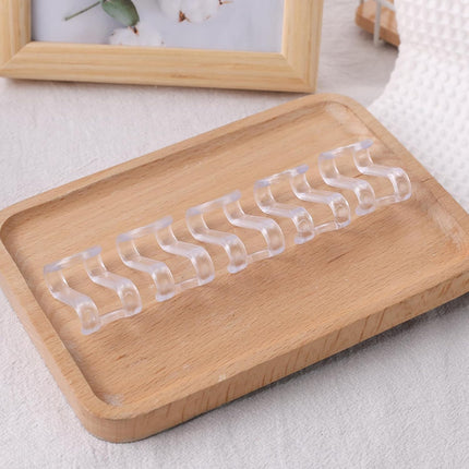 Hanger Hooks Space Saving, 60PCS Clothes Hanger Connector Hooks Closet Space Savers for Hanging Clothes, Clear.