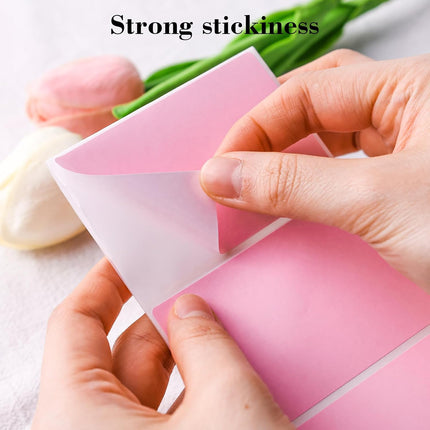 3"x2" Inch Thermal Printer Labels - Adhesive Waterproof Address and Barcode Stickers for Laser/Inkjet Printers, Ideal for Small Business Shipping&Inventory(500PCS, Pink).