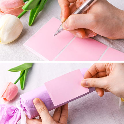 3"x2" Inch Thermal Printer Labels - Adhesive Waterproof Address and Barcode Stickers for Laser/Inkjet Printers, Ideal for Small Business Shipping&Inventory(500PCS, Pink).