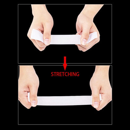 Elastic Bands for Sewing White 1 Inch 12 Yard High Elasticity Knit Spool Sewing Band for Waistbands Pants Clothes and Crafts DIY,.