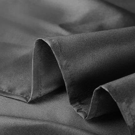 Table Cloth 60x102 Inch Black Tablecloth for 6 Foot Table Washable Polyester Rectangle Tablecloth for Buffet Table, Parties, Holiday Dinner, Wedding.