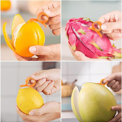 Potato Peelers, Vegetable Peeler for Kitchen Stainless Steel Y Shape Swivel Peelers, Carrot, Fruit, Ergonomic Non-Slip Handle and Sharp Blade with 2 Oranges Peeler.