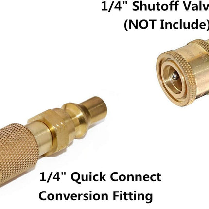 1/4 inch RV Quick Connect Adapter Conversion Fitting for Blackstone Tabletop Grill - 17 Inch and 22 Inch Portable Gas Griddle.