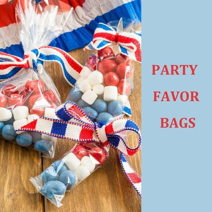 Cellophane Treat Bags,200 Pcs 3x11 Inches Clear Pretzel Bags,Cello Bags with Twist Ties for Packaging Candies,Cookies.
