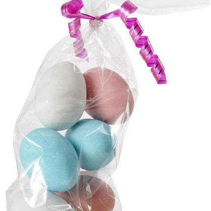 Cellophane Treat Bags,200 Pcs 3x11 Inches Clear Pretzel Bags,Cello Bags with Twist Ties for Packaging Candies,Cookies.