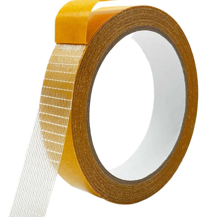 Heavy Duty Double Sided Fabric Tape, 1 Inch X 33FT Stitch Witchery Hem Tape for Pants Clothes Curtain Fabric Sofa Covers, No Sewing Ironing, Strong Adhesive Tape for Rug, Carpet, Art.