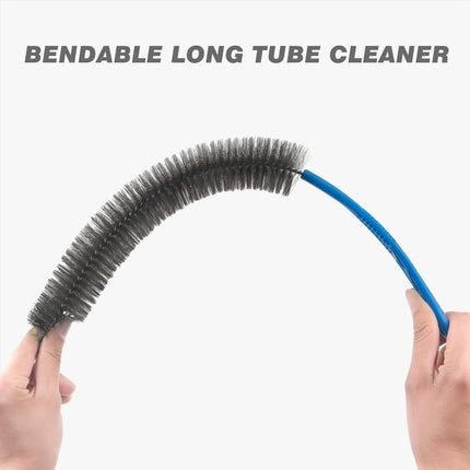 Drain Cleaning Brush Set，Flexible Long Pipe Snake Hair Clogs Catcher Cleaner Tool for Toilet，Sewer Drain，Pipe Brush，Drain Cleaner Brush，Sink Drain Brush.