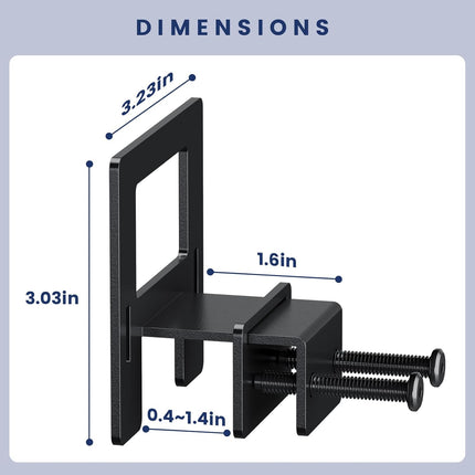 Non Slip Mattress Gaskets for Metal Bed Frame, Mattress Holder in Place Gripper, Adjustable Mattress Retainer Bar, Keep Mattress from Sliding Gripper, 4 PCS, Black.